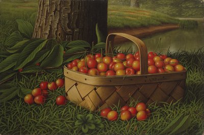 Cherries in a Basket by Levi Wells Prentice
